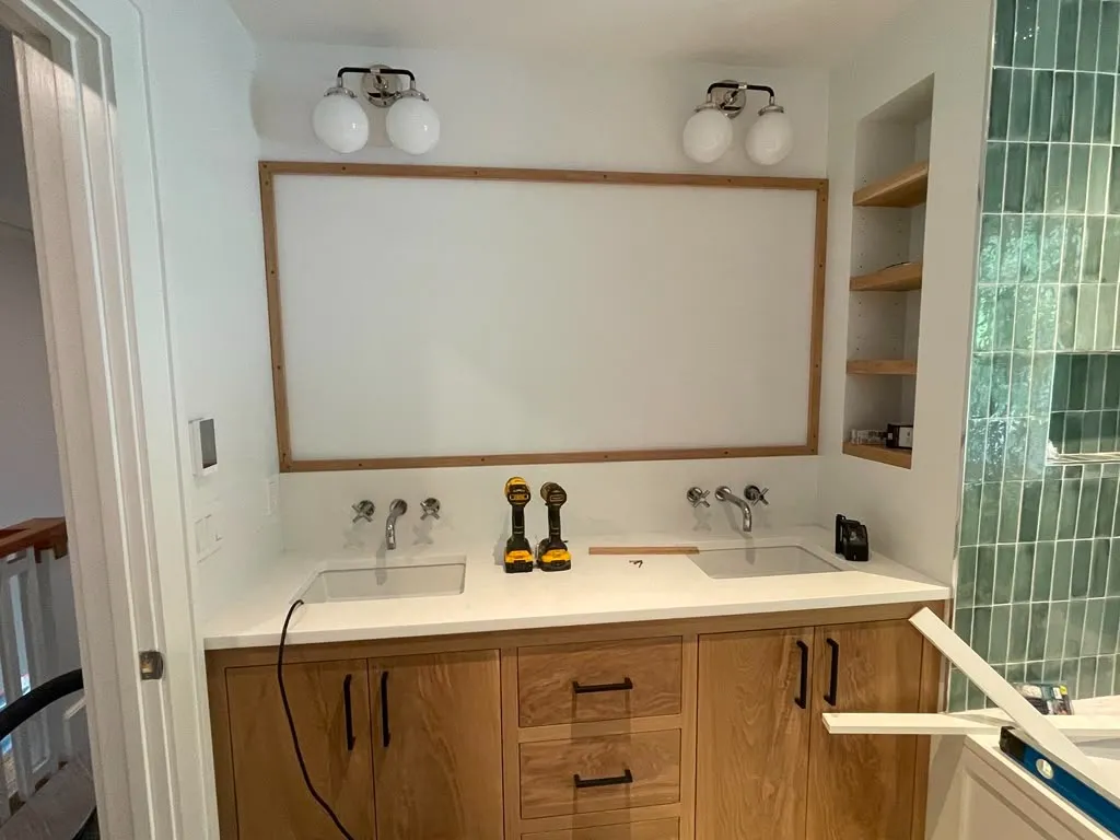 Bathroom remodeling project in Connecticut by Yank Remodeling & Building