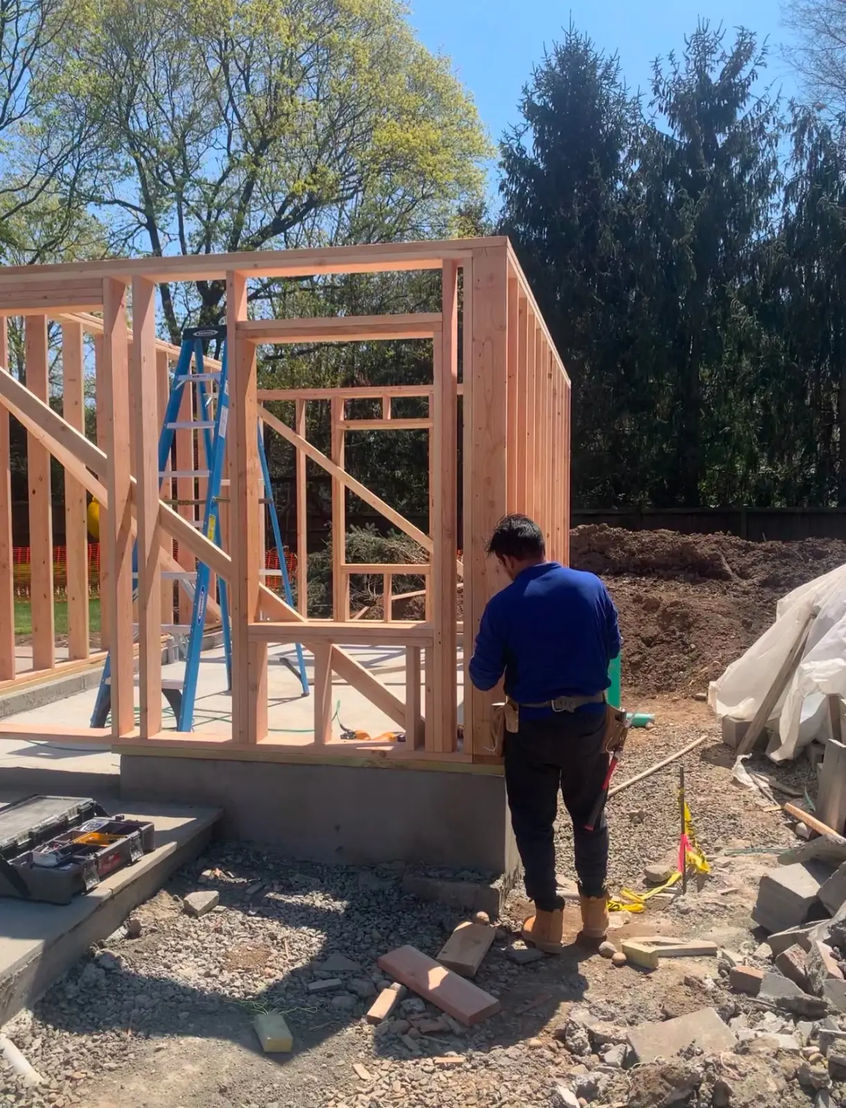 New home construction project 1 in Connecticut by Yank Remodeling & Building